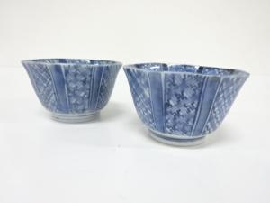 古伊万里　染付　向付　2客